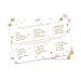Paper Clever Party Pink and Gold Baby Shower Game - Candy Bar Matching Activity Cards - Guess The Stages of Pregnancy and Parenthood - Funny Game for Guests - Twinkle Star Princess Theme - 25 Pack