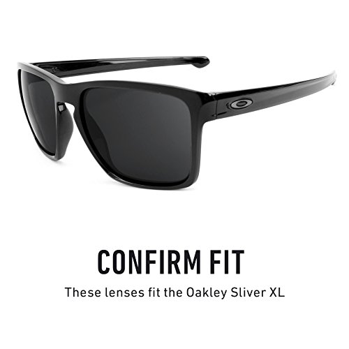 Revant Replacement Lenses for Oakley Sliver XL Polarized Black Chrome MirrorShield