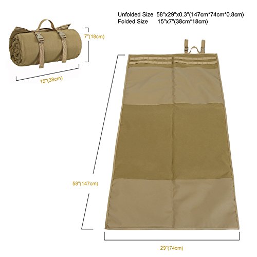 Shooting Mat Rollup Shooting Mat Prone Shooter Mats Tactical Shooting Blanket Mat