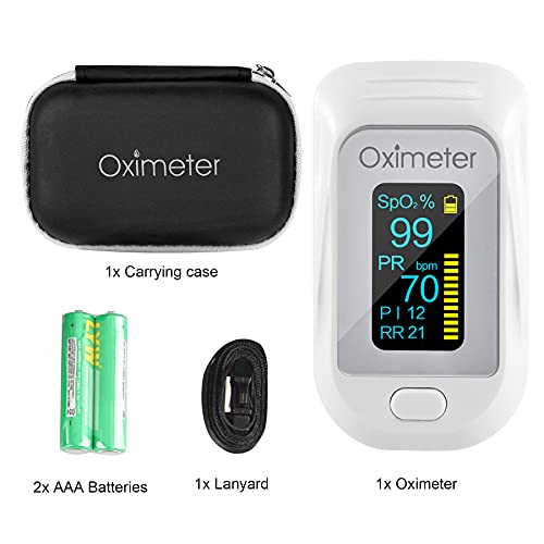 Tomorotec M130 Fingertip Pulse Oximeter Accurate Blood Oxygen Saturation Level (SpO2), Perfusion
