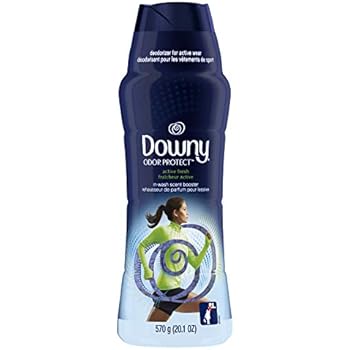 Downy Odor Protect in-Wash Scent Booster Beads, Active Fresh, 20.1 oz (Packaging May Vary)