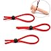 Adjustable Penis Ring Cock Rings for Male Erection Enhancing, SAMMOR Soft Silicone Ball Ties Dick Loop for Men Longer Harder Stronger Erection (3 Red C-ring/Pack)