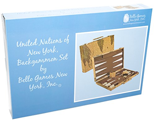 United Nations of New York Backgammon Set 18"