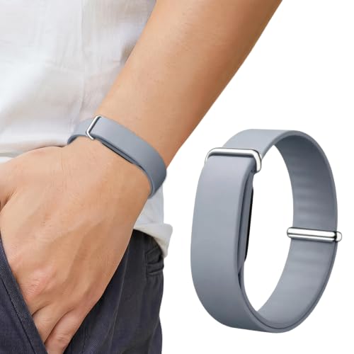 Portable Fitness Tracker Band For Google Fitbit Air Waterproof & Sweatproof Soft Perforated Wristband Multi-Purpose Adjustable Buckle Replacement Straps for Everyday Wear