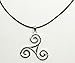 Fashion Punk Men's Inspired By Teen Wolf Scott's Triskele Symbol Pendant Necklace
