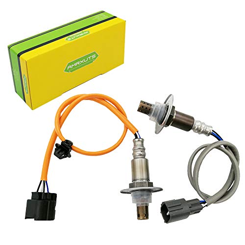 Amrxuts 2Pcs 234-9123 234-4445 Upstream Downstream Oxygen Sensor for Subaru 2006-2011 Impreza 2006-2009 Legacy 2006-2010 Forester 2006-2009 Outback 2006 for Saab 9-2X 2.5L-H4 22641-AA36A 22690-AA810