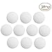 Zapour 10 Pack Wall Door Stopper Wall Door Knob Protector Round White Self Adhesive Door Handle Bumper Guard Stopper Rubber Stop, 4cm