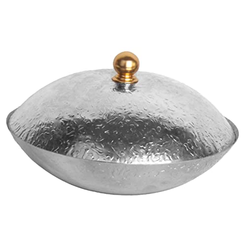 Garneck Japanese Style Seafood Pot Stainless Steel Sukiyaki Soup Pot High Heat Resistance Versatile Kitchen Cookware Lid