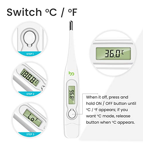 3 Medical+Thermometer+Temperature+Underarm+Children