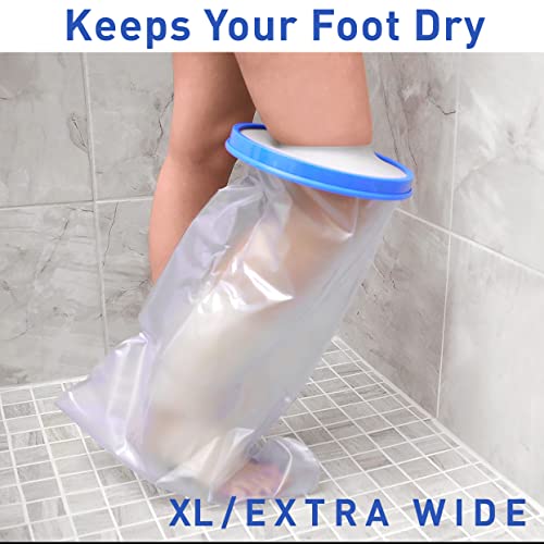 Extra Large Water Proof Leg Cast Cover XL Extra Wide for Shower