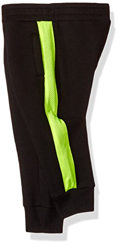 French Toast Baby Boys' Mesh Fleece Jogger, Black, 12M