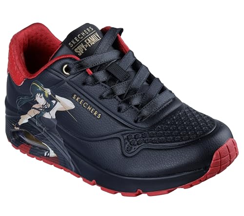 Skechers Street Womens,UNO - SPY Family AIR,BKRD,5 M US
