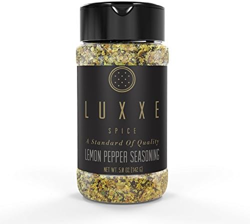 LUXXE Spice Lemon Pepper Seasoning, 5.0 Ounce