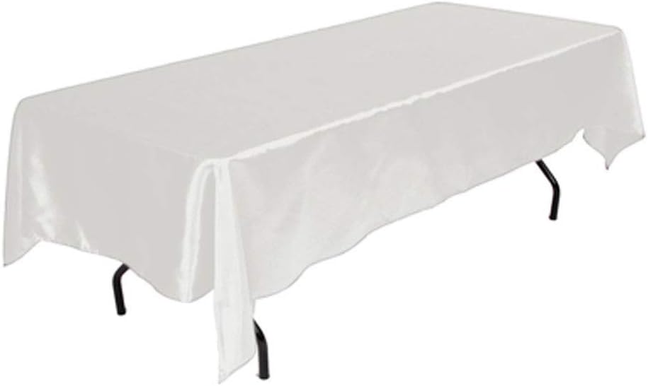 Best white satin table cloth