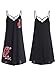 ROMWE Women's Summer Beach Sundress Sleeveless Loose Floral A Line Dress