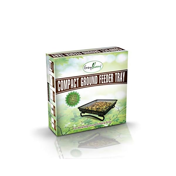 Ground Bird Feeder Tray For Feeding Birds That Feed Off The Ground