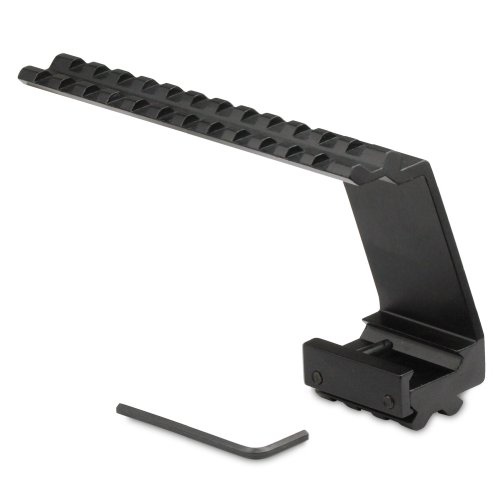 VERY100 Tactical Dual Rail Scope Mount Universal Pistol Scope Mount with Weaver Base - Thumbnail 3