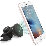 Car Mount TechMatte MagGrip Mini CD Magnetic Car Mount Holder for Smartphones including iPhone 6, 6S, Galaxy S7, S7 Edge, S6, S6 Edge, LGG5 - Black