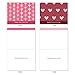 The Best Card Company - 10 Boxed Valentine Note Cards with Envelopes - Loving, Heartfelt Assorted Greeting Cards for Valentine's Day (4 x 5.12 Inch) - Heartfelt M3058VDG-B1x10