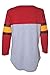 Ultra Game Women's Standard T Raglan Baseball 3/4 Long Sleeve Tee Shirt, Team Color, Large