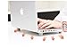 Practical Laptop Cooling pad Rubber Skidproof feet Heat Reduction Stand for Notebook/iPad/Laptop(Pack of 4)