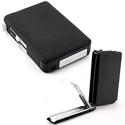 NPLE--Appealing Automatic Windproof Lighter Box Ejection Butane Cigarette Case Holder