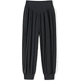 AvaCostume Boy's Baggy Casual Harem Pants Girls Dance Trousers