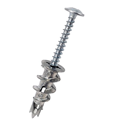 Ansoon Zinc Self Drilling Drywall HollowWall Anchors with Screws Kit