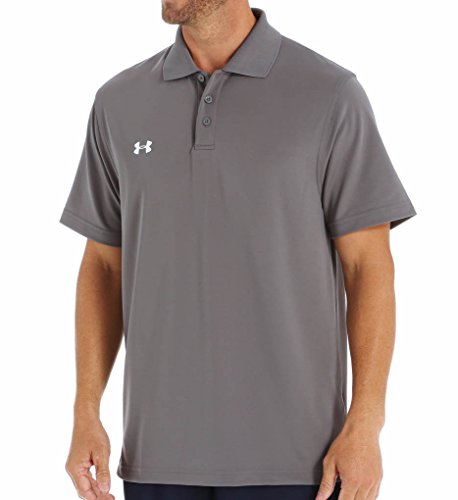 Under Armour Men's UA Performance Team Polo Small Graphite/White