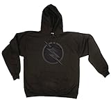 DC Comics The Flash TV Zoom Symbol Mens Black Pullover Hoodie Sweatshirt | L