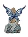 Veronese Resin Statues Sapphire Alluring Blue Butterfly Winged Fairy Statue 5 X 7 X 4 Inches Blue