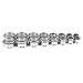 CABBE KALLO 32Pcs 00G - 24mm Big Gauges Ear Stretching Kit Acrylic Tapers Surgical Steel Tunnels Piercing Set White Green Orange Black Ear Gauge Stretching Kit Expanders Gift,Black