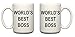 World’s Best Boss Mug - 15 oz Ceramic - The Office Michael Scott Mug - CoolTVProps - The Office TV Show Coffee Mug
