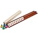 Yellow Mountain Imports American Mahjong Set, The Classic - with 166 Tiles, Vintage Rosewood Veneer Case, and Other Mahjong Accessories
