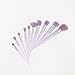 Tube Cosmetics 10Pcs Synthetic/Vegan Soft Hair Cream Unicorn Shape Design Handle Makeup Brushes Set Soft Rainbow Multi-Colour Brush Hair With Portable Case