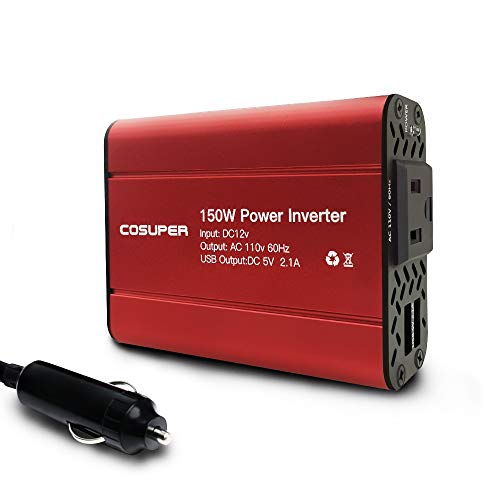 150 watt Power Inverter for Car Inverter 12v to 110v Dc to Ac Converter