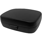 Portable Storage Carrying Case for All Brand Hearing Aid Amplifier/PSAP/BTE/ITE/ITC/CIC/RIC/RITE (Black)