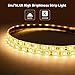LE 12V LED Light Strip, Flexible, Waterproof, 300 LEDs SMD 5050, 5m Tape Light for Home, Kitchen, Party, Christmas and More, Warm White