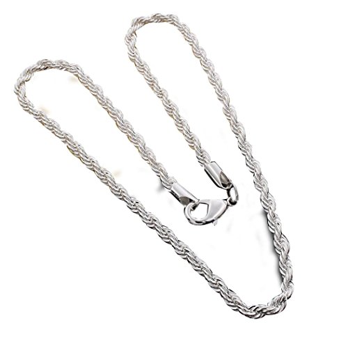 Buy Tuscom Fashion 4MM sterling silver 