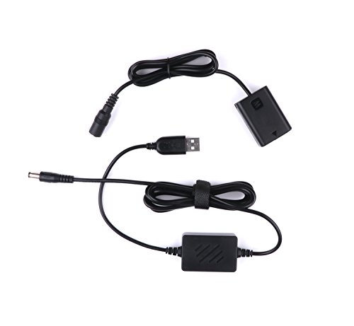 AC-PW20 DC Coupler Replacement for NP-FW50 Battery, AC PW20 USB Power AC Adpater kit for Sony a7R, a7, a7S, a7S II, a5000, a5100, a6000, a6500, a33, a35, a55, Alpha NEX-3, NEX-5, NEX-7, DSC-RX10 II