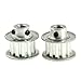 2PCS Timing Belt Pulley XL 12 Tooth 6.35mm Aluminum Bore for 3D Printer CNC