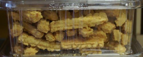 Cheese Straws BACON -2 PACK- All Natural Traditional Southern Bacon Aged Cheddar Cheese Straws & Sticks. Bacon, Egg & Cheese Sandwich in a Stick