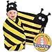 SOZO Beehave Swaddle Blanket & Cap Set