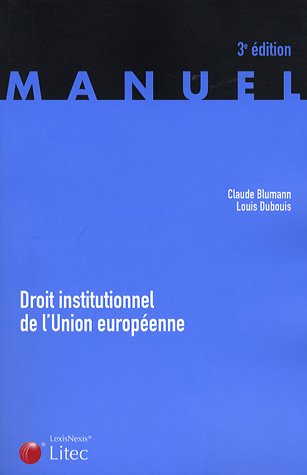 Droit institutionnel de l'Union européenne
