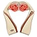 Naipo Shiatsu Massager for Back and Neck Shoulder Massage with Heat Intensity Adjustable Machine 3D Deep Tissue Kneading Massage for Full Body Car Office Travel or Home Use