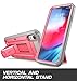 SupCase Unicorn Beetle Pro Series Case Designed for iPhone XR, with Built-in Screen Protector Full-Body Rugged Holster Case for iPhone XR 6.1 Inch (2018 Release) (Pink)