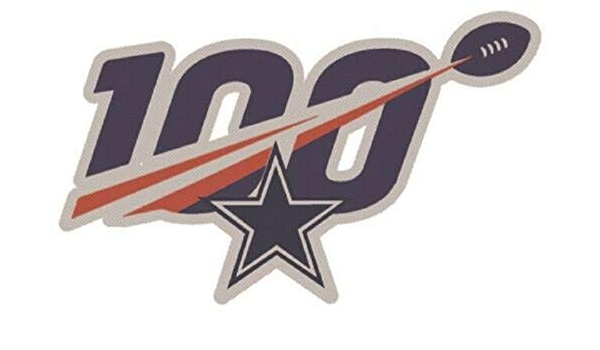 nfl 100 logo patch