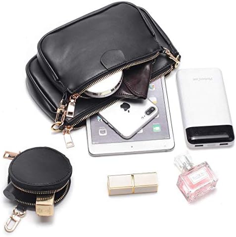 Small Crossbody Bags for Women Multipurpose Golden Zippy Handbags with Coin Purse including 3 Size Bag 3 Small Crossbody Bags for Women Multipurpose Golden Zippy Handbags with Coin Purse including 3 Size Bag