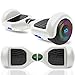 CHO Electric Self Balancing Dual Motors Scooter Hoverboard with Built-in Speaker and LED Lights - UL2272 Certified (4.5 Inch Red)