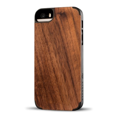Recover Case for iPhone 5/5S - Retail Packaging - Walnut